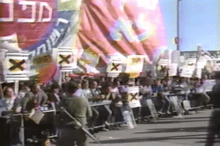 VERY RARE  Rabbi Meir Kahane HYD talks to Kach supporters in Jerusalem Convention Center 00:01:56